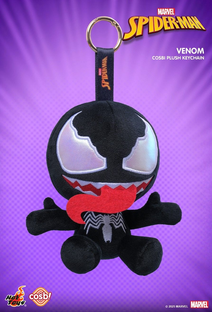 Hot Toys Spider-Man Marvel Comic Cosbi Plush Keychain Collection (Full set of 6)