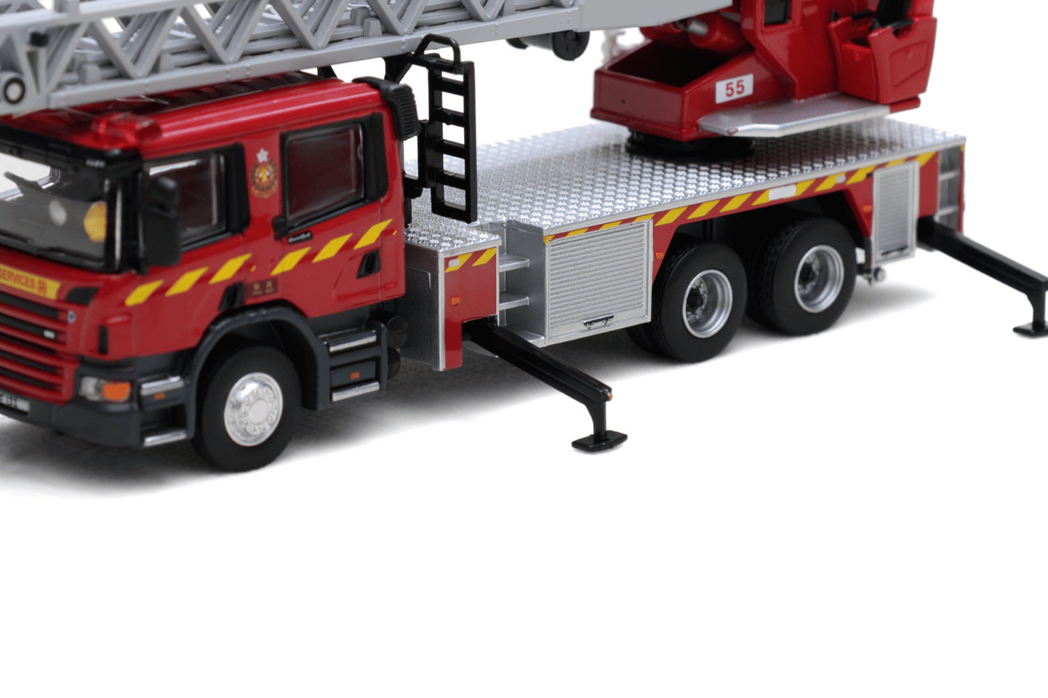 Tiny City Die-cast Model Car 1/76 - Scania HKFSD Turntable Ladder 55M (F132)