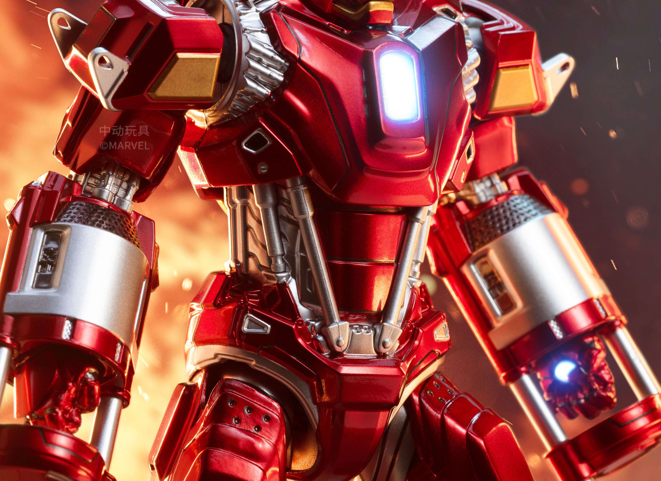 ZD Toys Marvel Avengers 1/10 Iron Man MK35 Action Figure Set