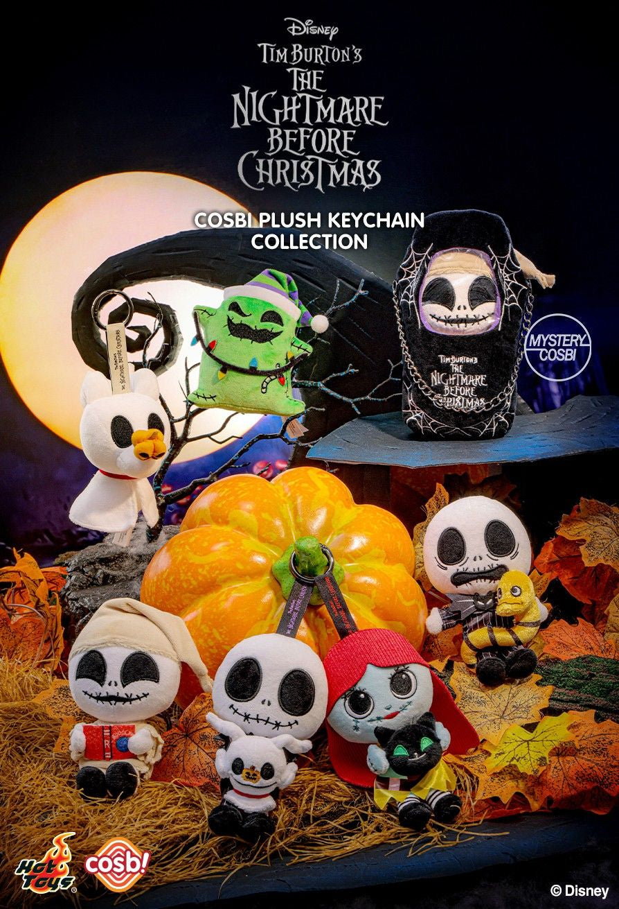 Hot Toys The Nightmare Before Christmas Cosbi Plush Keychain Collection Full set