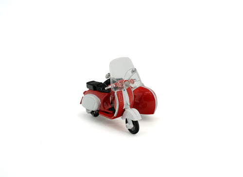 Load image into Gallery viewer, Tiny City Die-cast Model Car 1/35 Scooter Sidecar Cola
