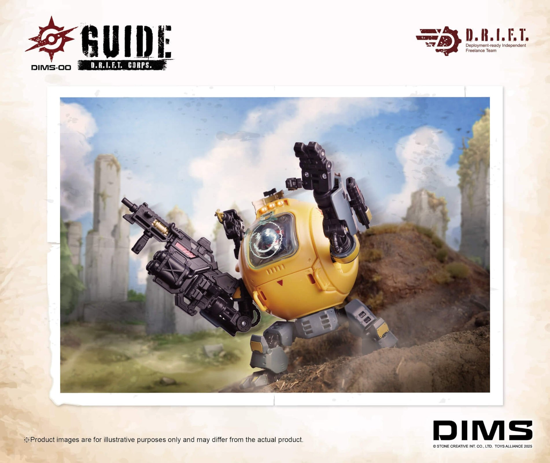 Toys Alliances DIMS-00 1/18 D.R.I.F.T. GUIDE Action Figure Set