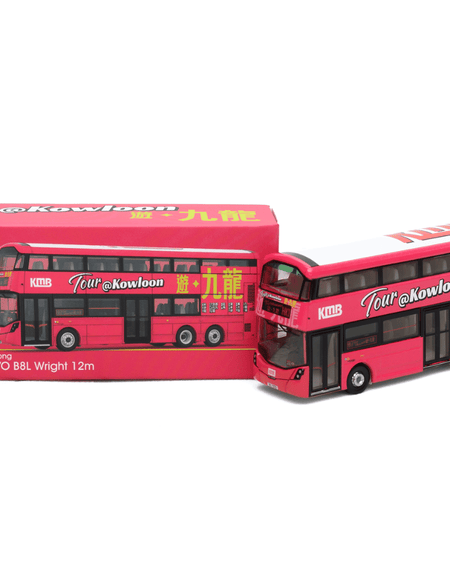 Tiny City Die-cast Model Car 1/110 - KMB VOLVO B8L Wright Tour@Kowloon (HK1) Bus