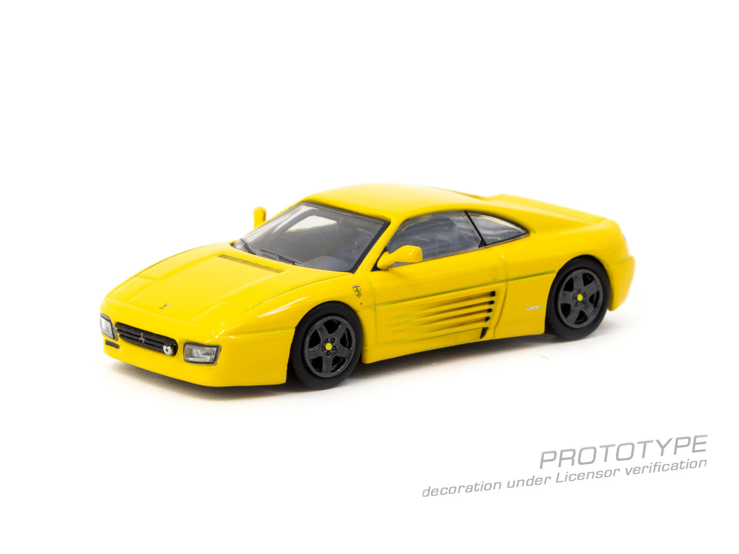 Tarmac Works 1/64 Ferrari 348 Challenge Yellow Diecast Model Car