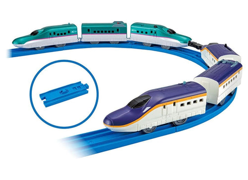 Load image into Gallery viewer, Takara Tomy Plarail Train Set - Shinkansen Series E8 &amp; Series E5 Connect Set
