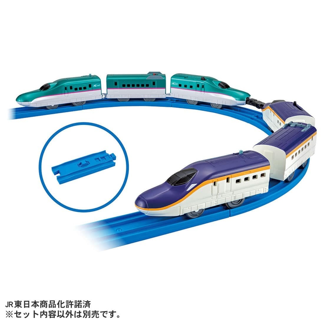 Takara Tomy Plarail Train Set - Shinkansen Series E8 & Series E5 Connect Set