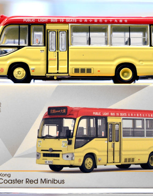 Load image into Gallery viewer, Tiny City 183 Die-cast Model Car - Toyota Coaster (B70) Red Minibus Diecast Car
