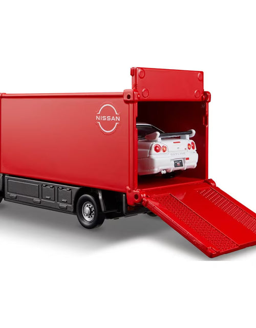 Load image into Gallery viewer, Takara Tomy Tomica Die-cast Car - Transporter Nissan Skyline GT-R V specII Nur
