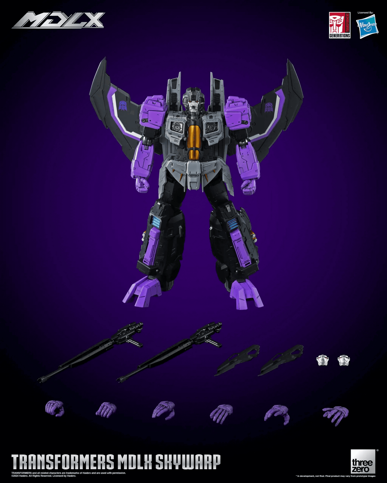 Threezero Transformers MDLX Action Figure Skywarp 20 CM