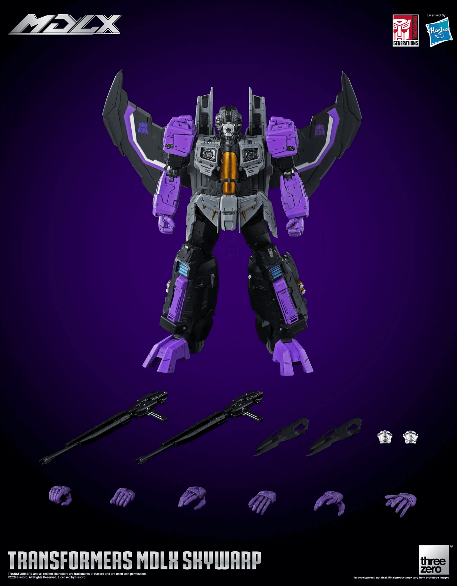Threezero Transformers MDLX Action Figure Skywarp 20 CM