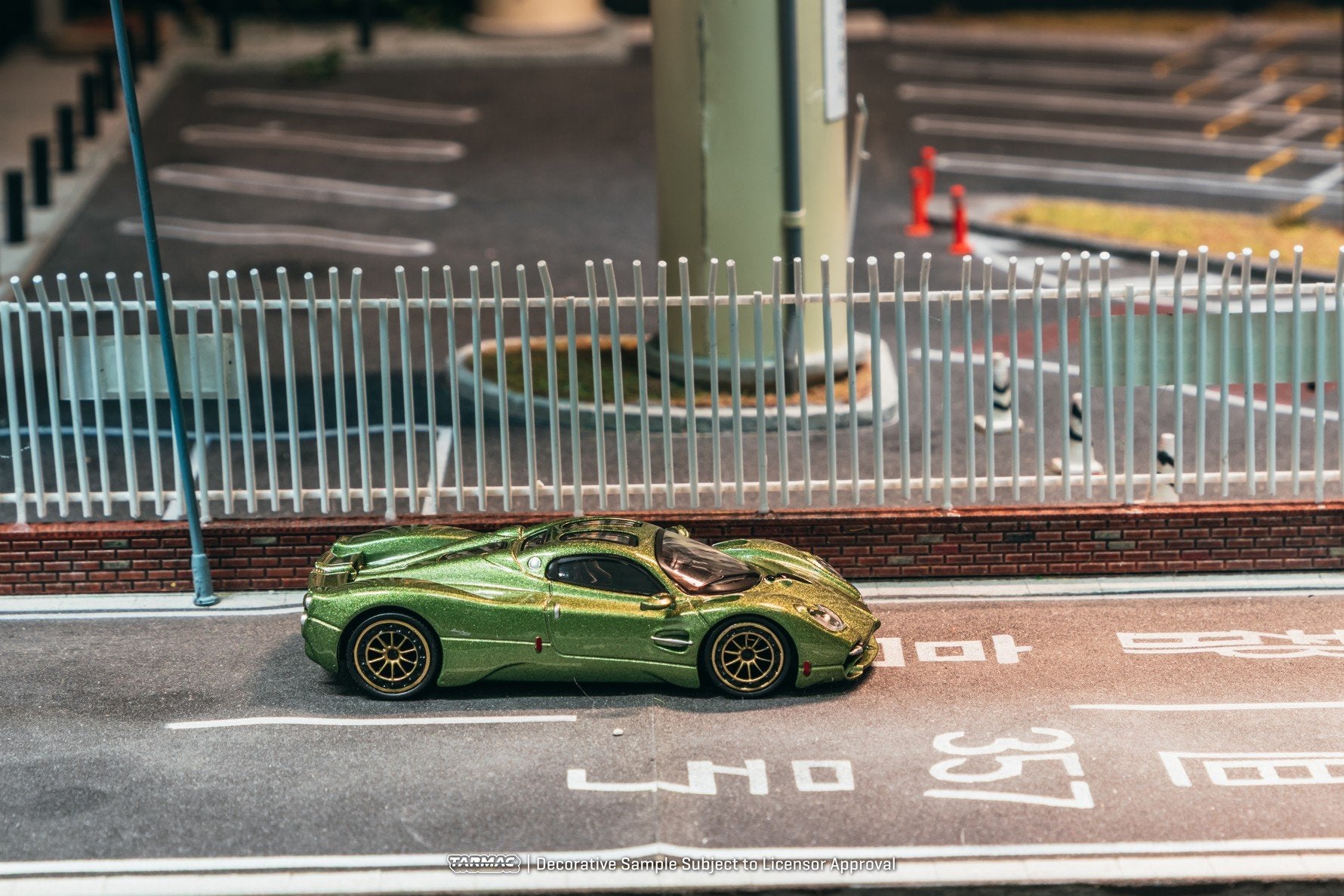 (Pre-order) Tarmac Works Pagani Utopia Green Metallic 1/64 Diecast Model Car