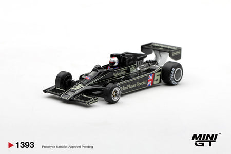 (Pre-order) Mini GT #1393 Lotus 78 #5 Mario Andretti 1977 US GP West Winner