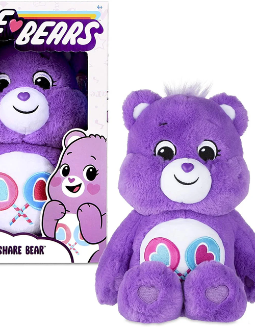 Load image into Gallery viewer, Care Bears Basic Fun 14 inch Soft Plush Toy - Share Bear
