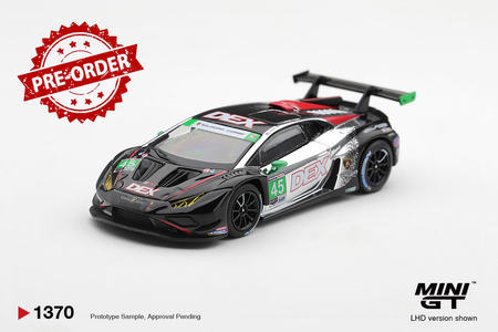 (Pre-order) Mini GT #1370 Lamborghini Huracan GT3 EVO2 IMSA Chevrolet GP LHD