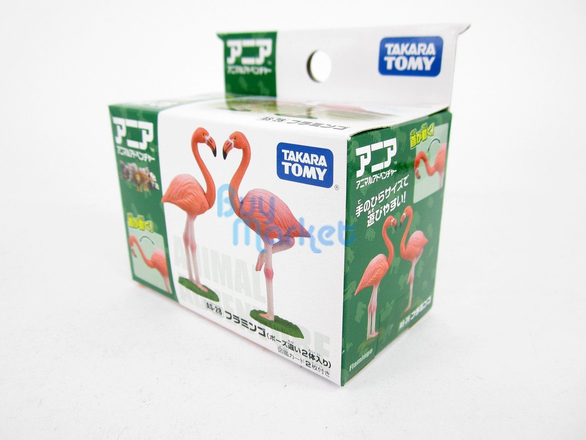 Takara Tomy ANIA Animal Adventure Action Figure AS-28 Flamingo Model Japan