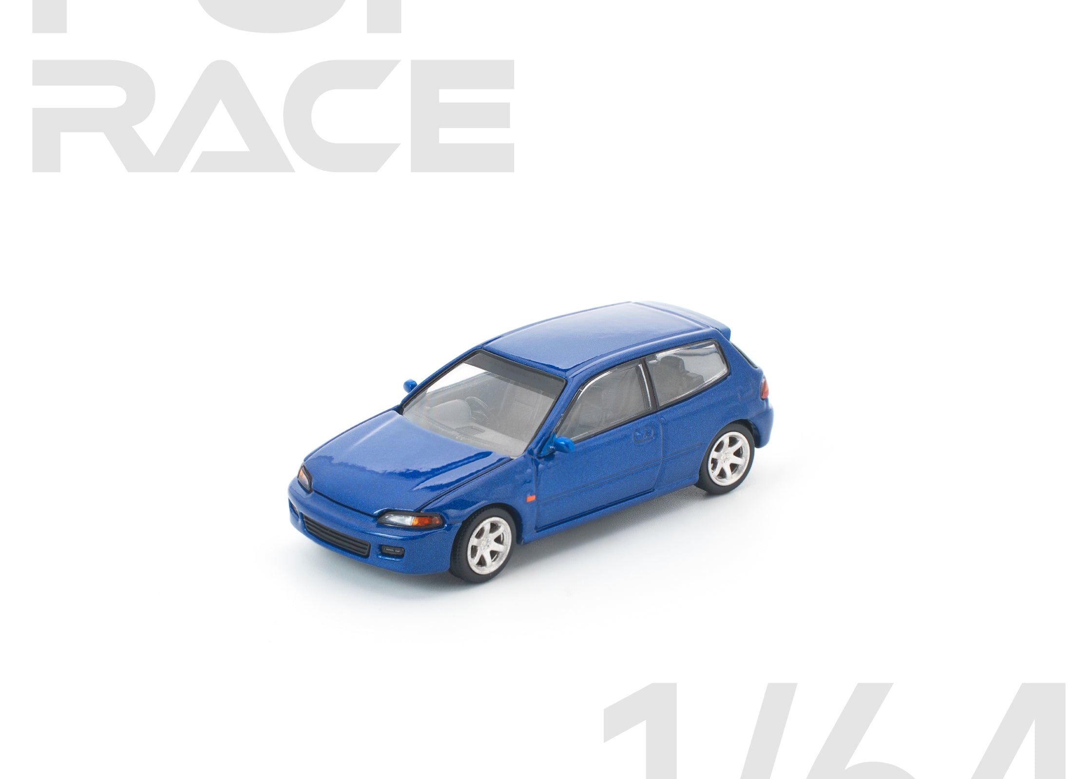 (Pre-order) POPRACE 1/64 HONDA CIVIC (EG6) CAPTIVA BLUE Model Car #PR640475