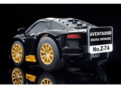 Load image into Gallery viewer, Takara Tomy Tomytec Choro Q zero Z-74c Lamborghini Aventador Miura Homage Black
