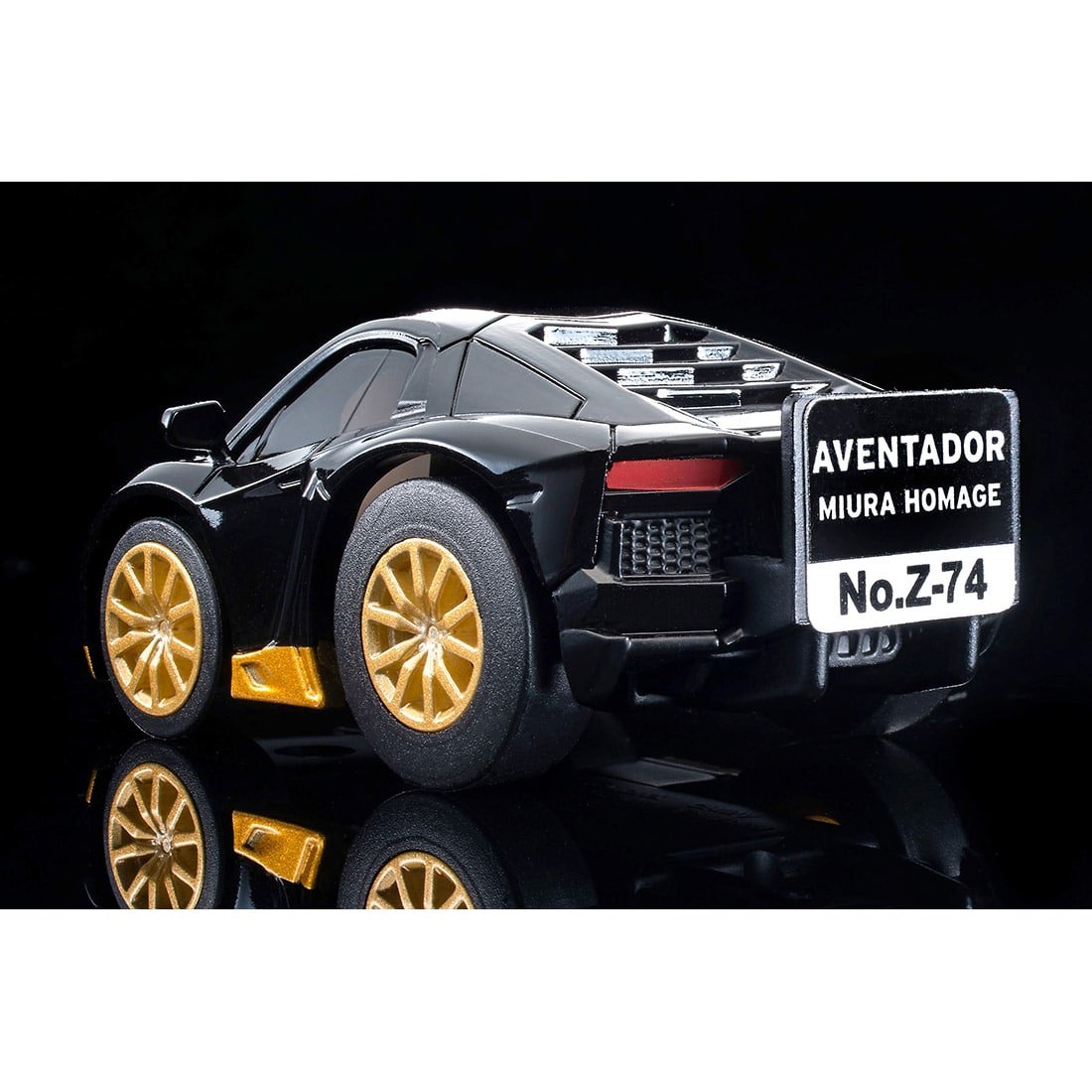 Takara Tomy Tomytec Choro Q zero Z-74c Lamborghini Aventador Miura Homage Black