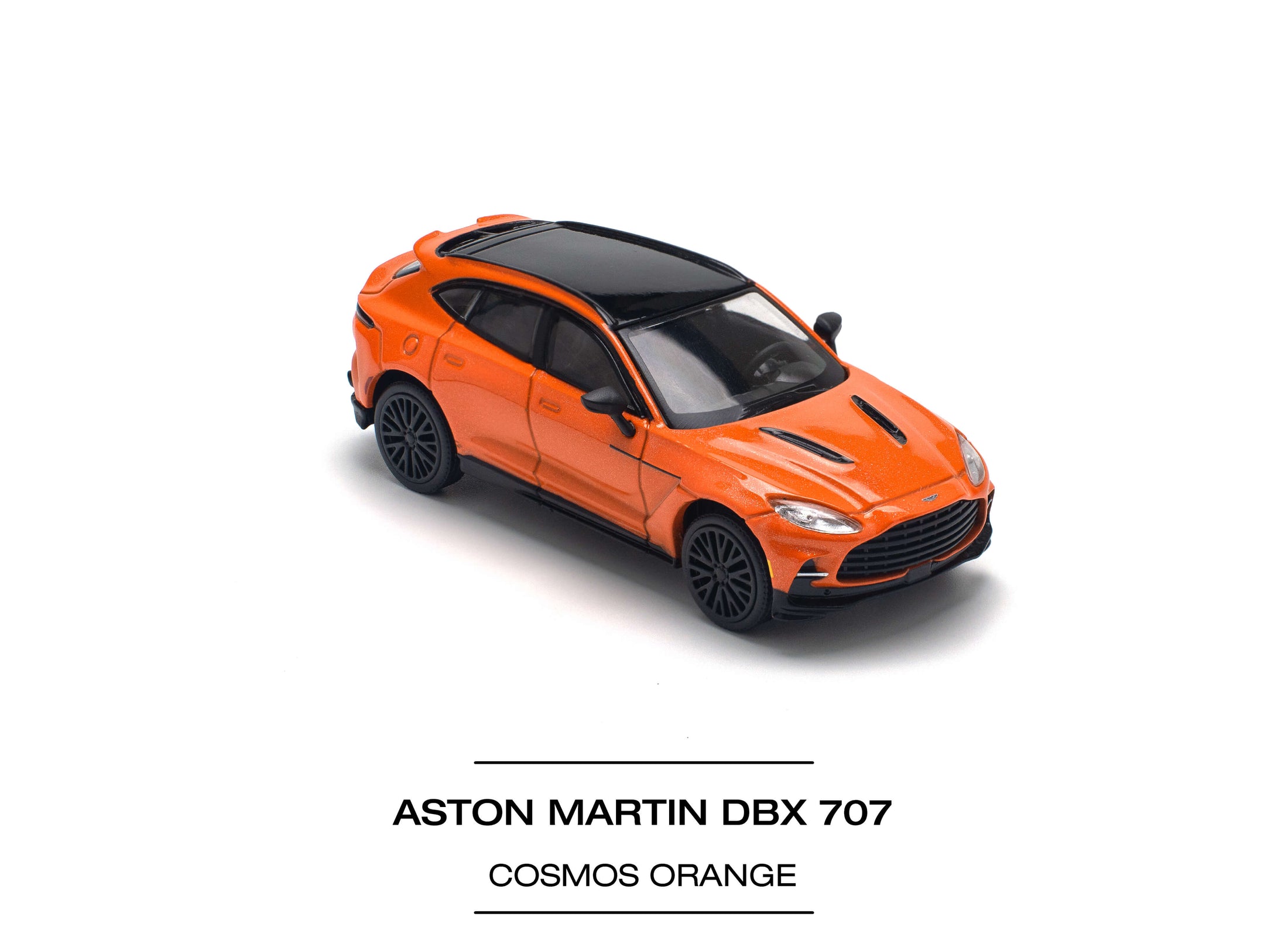 POPRACE 1/64 ASTON MARTIN DBX 707 - COSMOS ORANGE Model Car