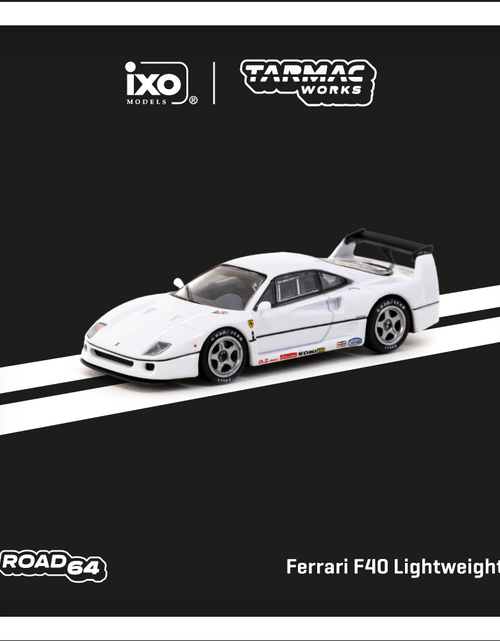 Load image into Gallery viewer, Tarmac Works 1/64 Ferrari F40 Lightweight White Diecast Model Car
