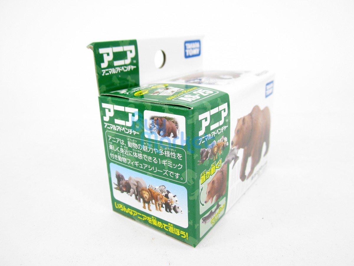 Takara Tomy ANIA Animal Adventure Action Figure AS-25 Brown Bears Model Japan