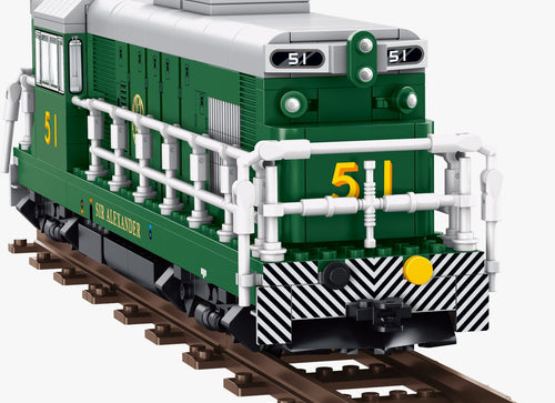 Load image into Gallery viewer, Royal Toys City Story RT77 HK Railway Museum 40th Diesel Locomotive 51 904pc
