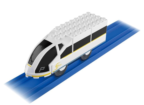 Load image into Gallery viewer, Takara Tomy Tomica Plarail Blocks White Stream set
