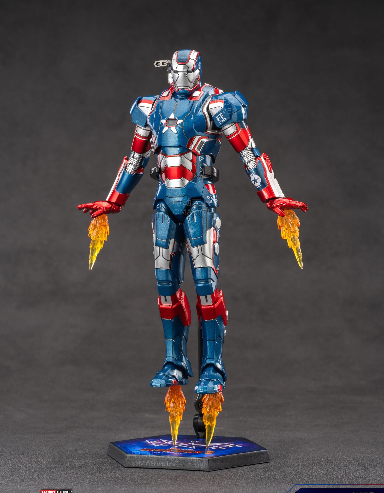 ZD Toys Marvel Avengers 1/10 Iron Patriot Action Figure