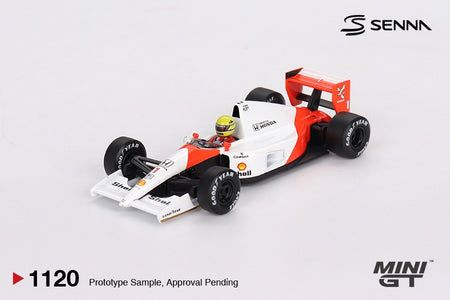 (Pre-order) MINI GT #1120 McLaren MP4/6 #1 Ayrton Senna 1991 Japanese Grand Prix