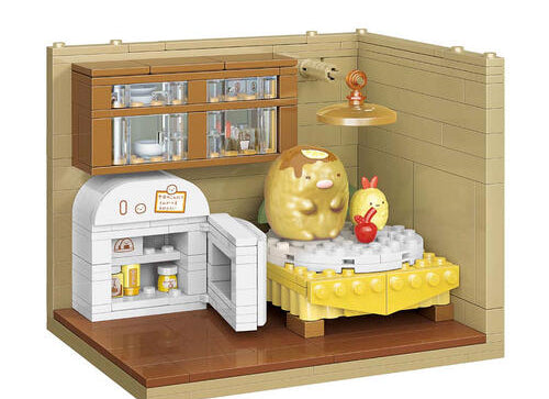 Load image into Gallery viewer, Qman Keeppley Sumikko Tonkatsu's Preparation For The Meal Building Block Set

