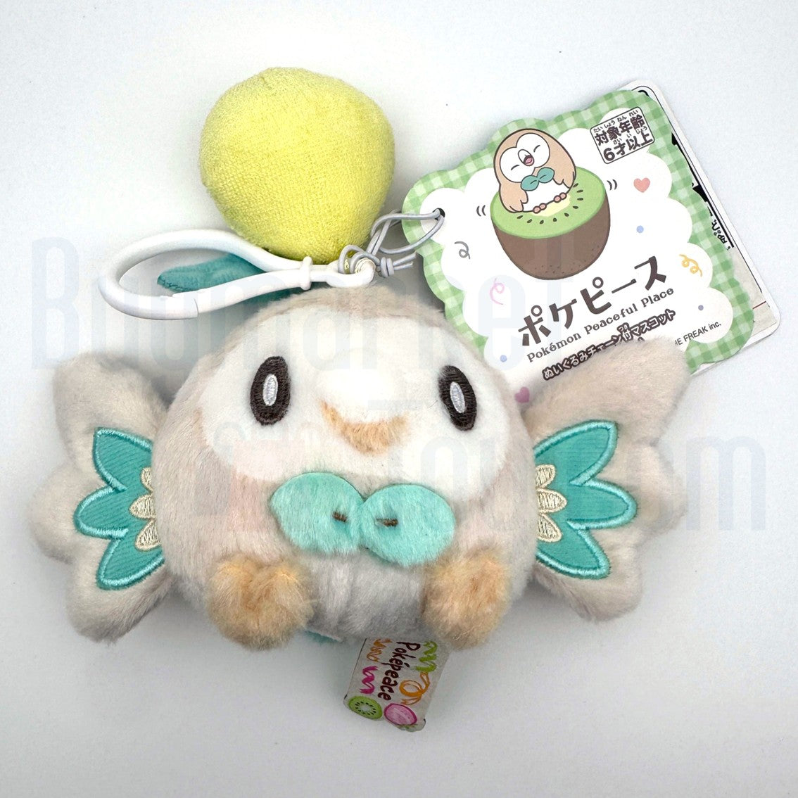 Takara Tomy Arts Pokemon Pokepeace Plush Mascot Rowlet (Colorful Ver.) 13cm