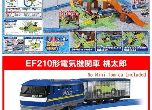 Load image into Gallery viewer, Takara Tomy Plarail Train Series Play Set - Crossing Rail &amp; Freight Train Set
