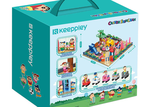 Load image into Gallery viewer, Qman Keeppley Building Blocks #K20616 - Crayon Shinchan Park (Crayon Shin-chan)
