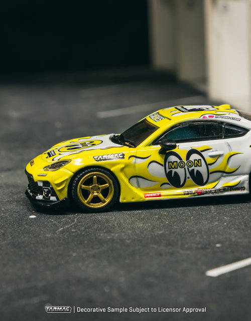 Load image into Gallery viewer, Tarmac Works 1:64 Toyota GR86 MOONEYES Diecast Model Car
