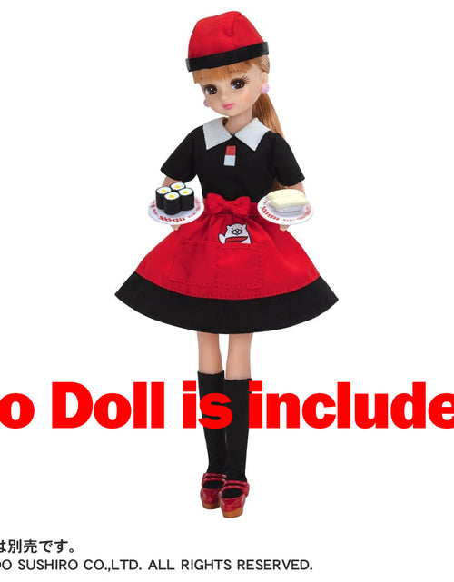 Load image into Gallery viewer, Takara Tomy Licca Chan Clothes Licca LW-12 Sushiro Dress Set (NO DOLL)
