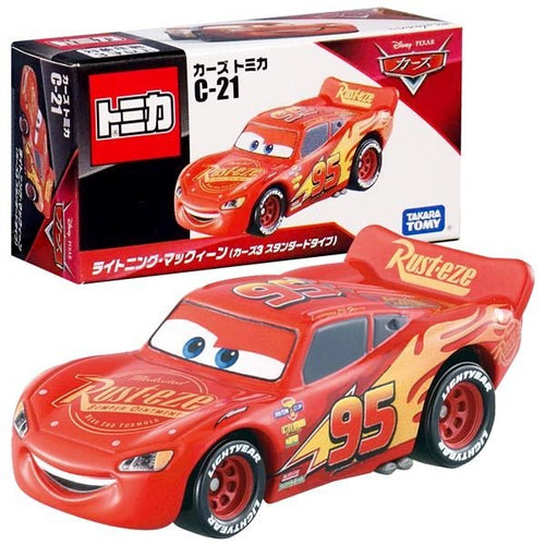 Load image into Gallery viewer, Takara Tomy Disney Tomica Diecast Car PIXAR CARS C-21 Lightning Mc Queen Cars
