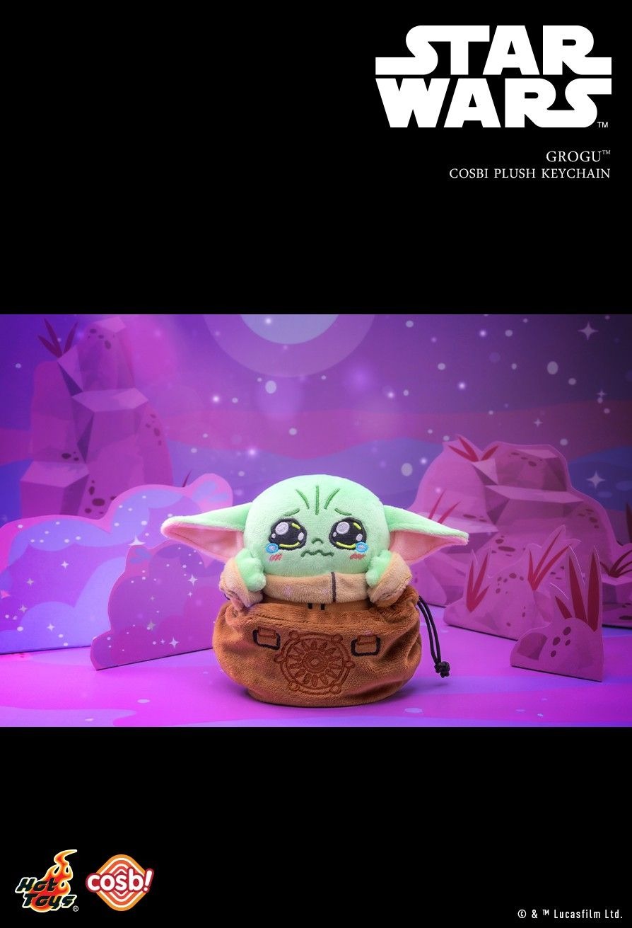 Hot Toys Star Wars Grogu Cosbi Plush Keychain Collection (Full set of 6)