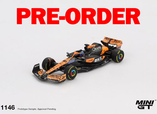 Load image into Gallery viewer, (Pre-order) MINI GT #1146 McLaren MCL38 #81 Oscar Piastri 2024 F1 2024 Hungarian
