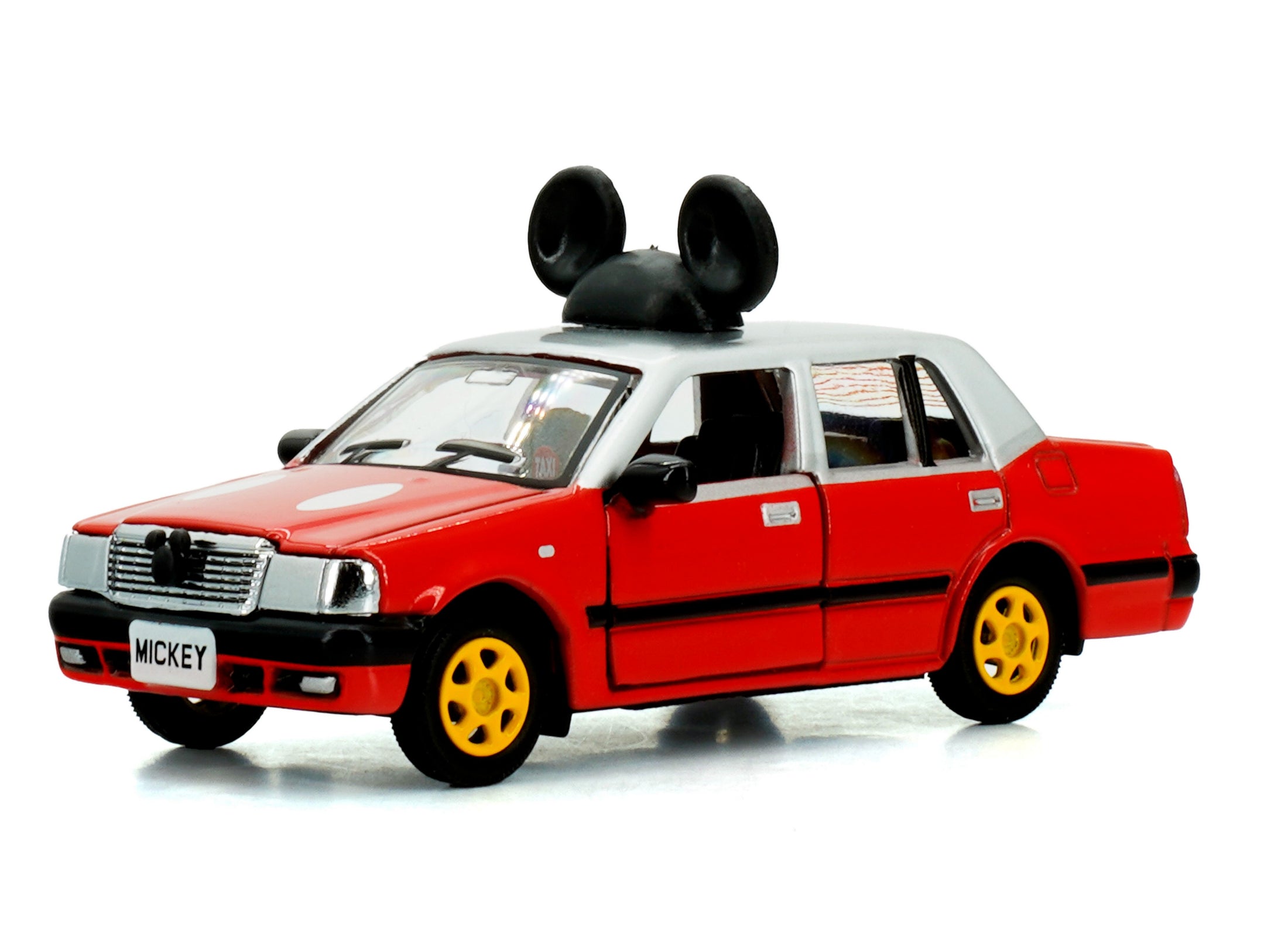 TINY x Disney Vehicle - 1/72 Hong Kong Urban Taxi x Mickey Model Car