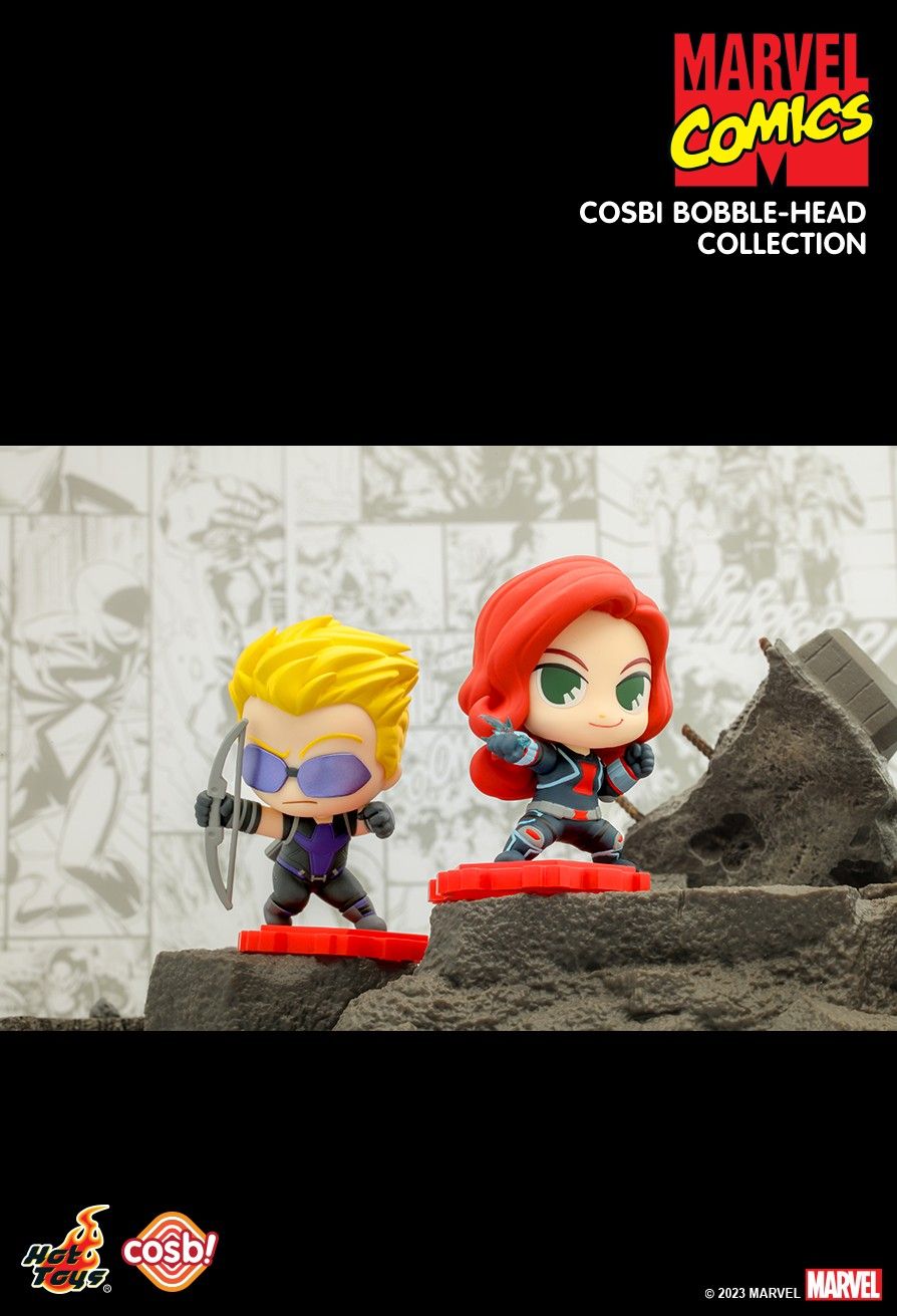 Hot Toys Cosbi Bobble-Head Collection Marvel Studios: Avengers  8 Figures Set