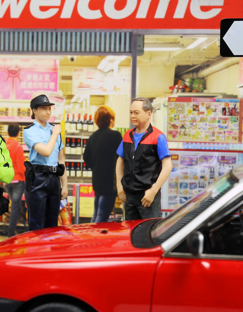 Load image into Gallery viewer, TINY City HK Scale 1/18 #17 Mr. Chan The Taxi Driver Resin Model Figure

