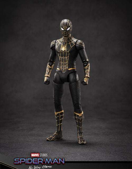 Load image into Gallery viewer, ZD Toys Marvel Avengers 1/10 Spiderman Black Gold Suit No Way Home Action Figure
