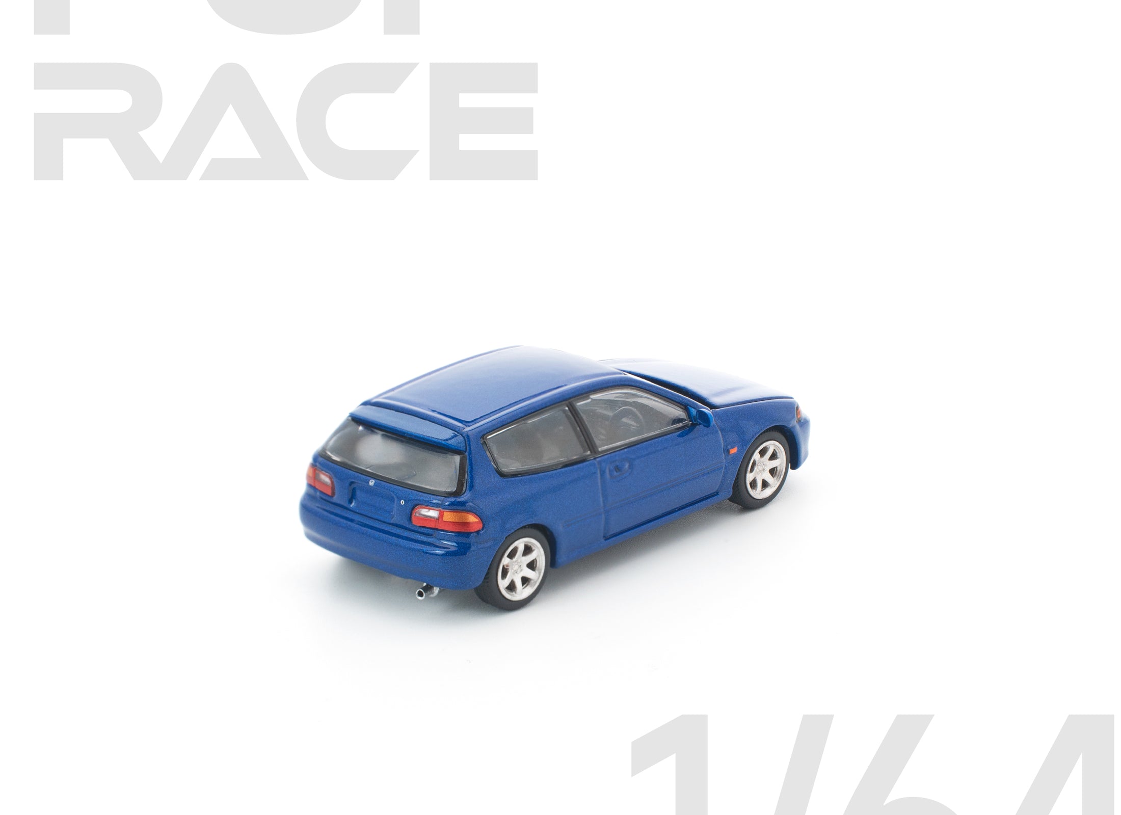 (Pre-order) POPRACE 1/64 HONDA CIVIC (EG6) CAPTIVA BLUE Model Car #PR640475