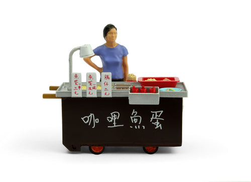 Load image into Gallery viewer, TINY Hong Kong City HK 1/35 Curry Fish Ball cartful Diecast Color painted Figure
