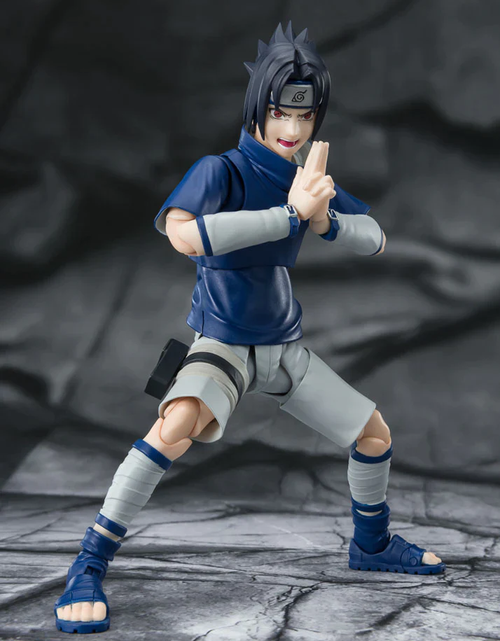Load image into Gallery viewer, Bandai S.H.Figuarts Sasuke Uchiha Ninja Prodigy of the Uchiha Clan Bloodline
