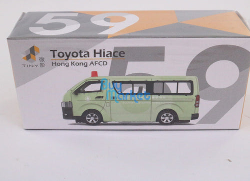 Load image into Gallery viewer, TINY City Hong Kong #59 Toyota Hiace Hong Kong AFCD Diecast Toy model Car Model
