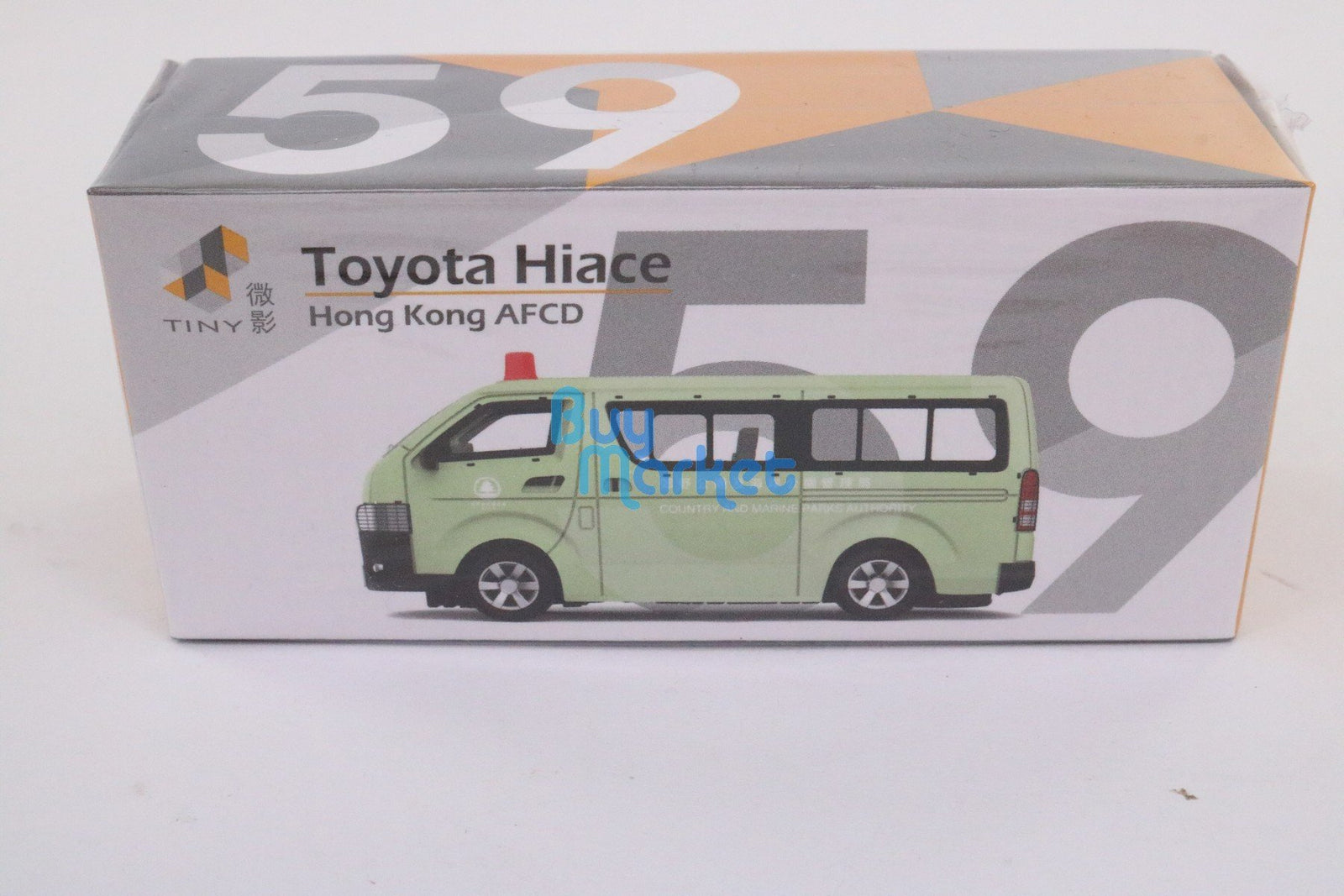 TINY City Hong Kong #59 Toyota Hiace Hong Kong AFCD Diecast Toy model Car Model