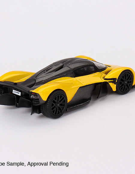 Mini GT #744 1/64 Aston Martin Valkyrie  Sunburst  Yellow Model Car
