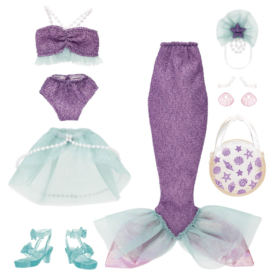 Takara Tomy Licca Chan Doll Dress - Mermaid Vacation Wear (NOT INCLUDE DOLL)