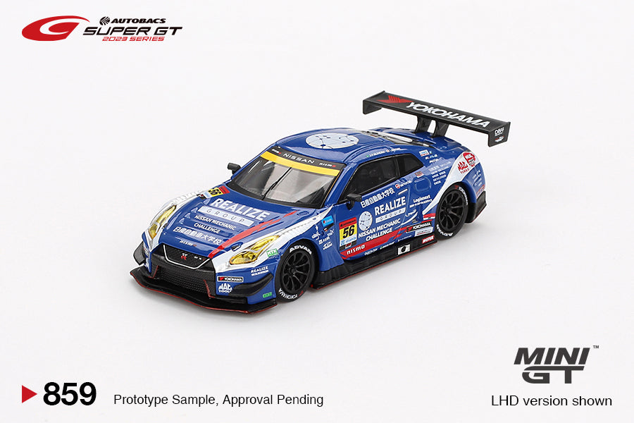Mini GT #859 Nissan GT-R NISMO GT3  #56 " REALIZE NISSAN MECHANIC